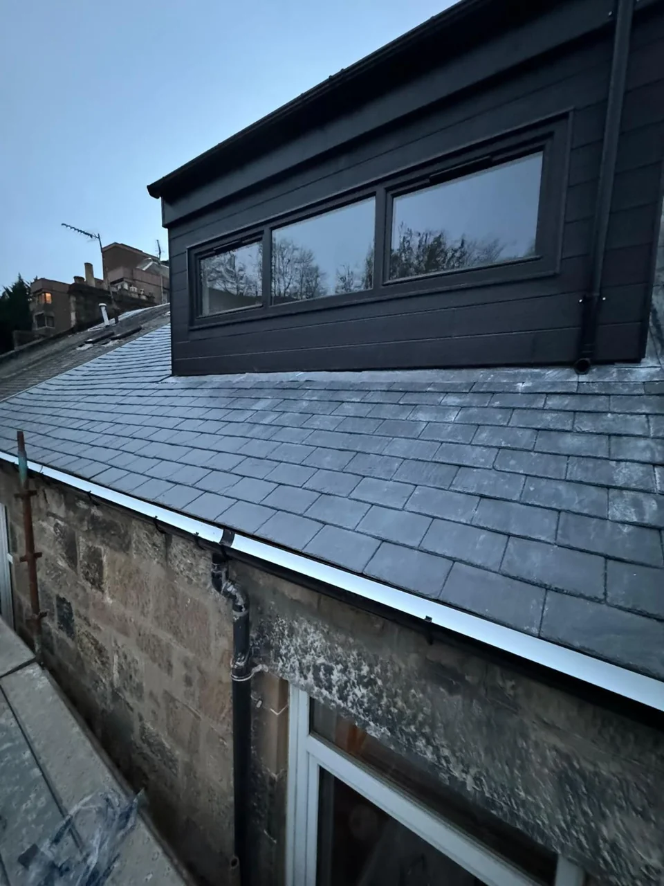 Slate Roofing & Dormer by DL Plastering & Roofing