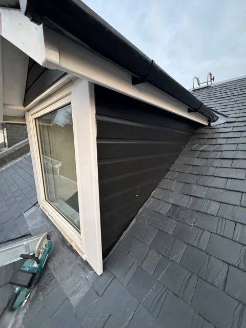 Slate Roof & Dormer Detail by DL Plastering & Roofing