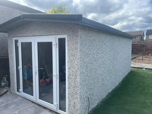 Completed Exterior Finish by DL Plastering & Roofing