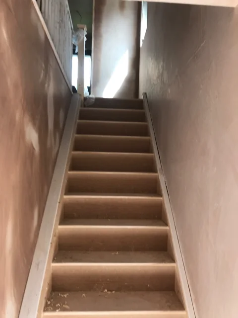 Staircase Plastering by DL Plastering & Roofing